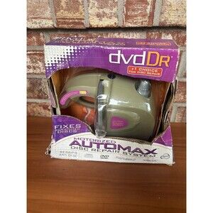 DVD Dr Motorized AutoMax DISC REPAIR SYSTEM Fixes Scratches Discontinued